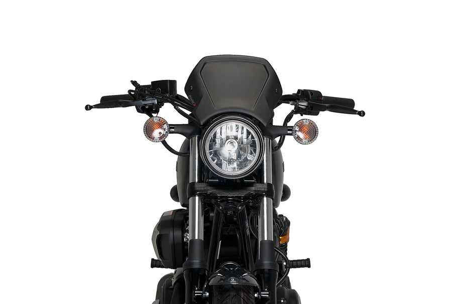 YAMAHA XV 950 R [2020] - ALU-Frontplatte | Schwarz | PUIG 3813N