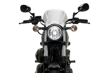 YAMAHA XV 950 R [2020] – Placa frontal de aluminio – plateada - 0