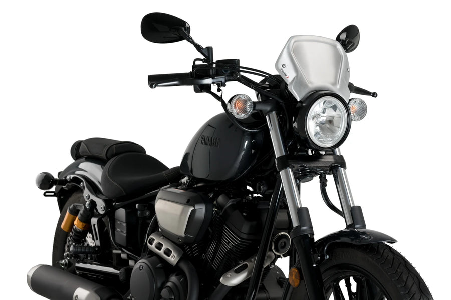 YAMAHA XV 950 R [2020] – Placa frontal de aluminio – plateada