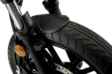 KAWASAKI VULCAN S [2025] – GUARDABARROS DELANTERO DE Chapa Fresada – Negro - 0