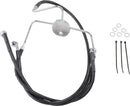 harley davidson flhri [ESPECIALIDADES DE ARRASTRE] - Kit de línea de freno de vinilo negro extendido-1