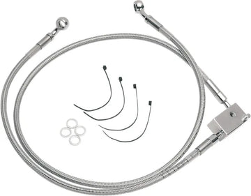 Harley Davidson Fxst [ESPECIALIDADES DE ARRASTRE] - Kit de línea de freno de acero inoxidable, extendido