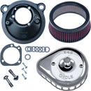 Harley-Davidson Xl 1200 T Sportster Superlow [2018] - Mini Teardrop Stealth Luftfilter-Kit – Oberfläche: Silber – Bild 1