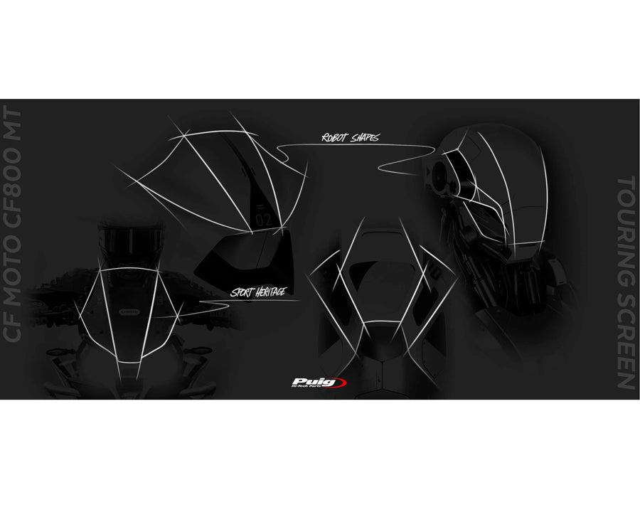 CFMOTO 800MT EXPLORE [2025] – Cúpula Touring – Transparente