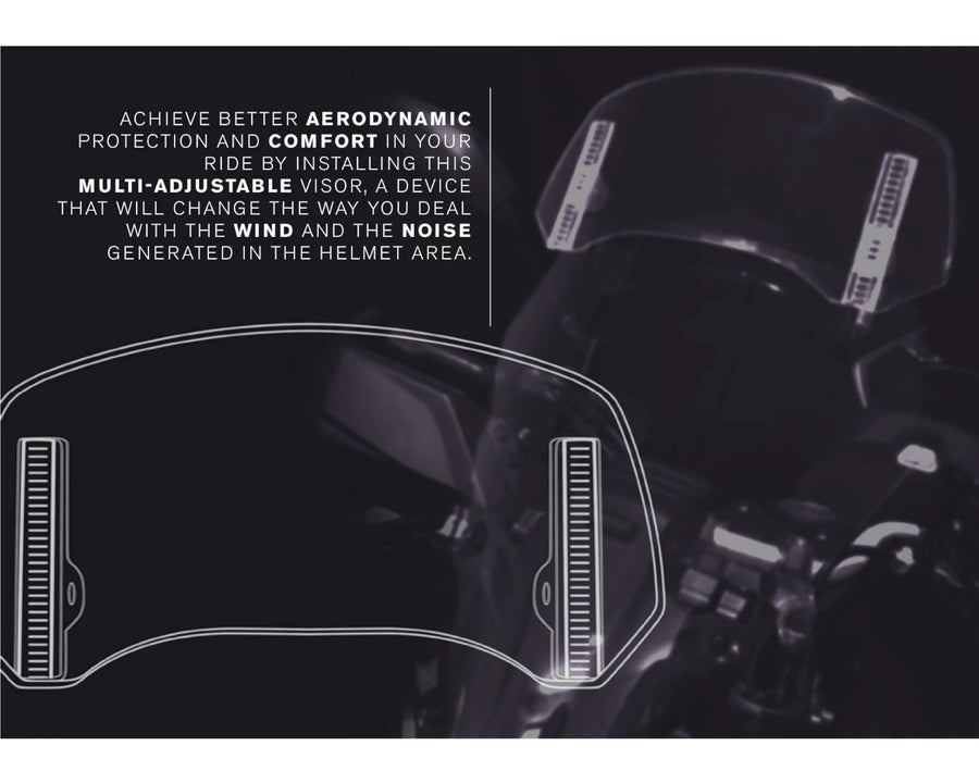 KTM 890 SMT [2025] – Pantalla Spoiler 2.0 Clip-on – Transparente