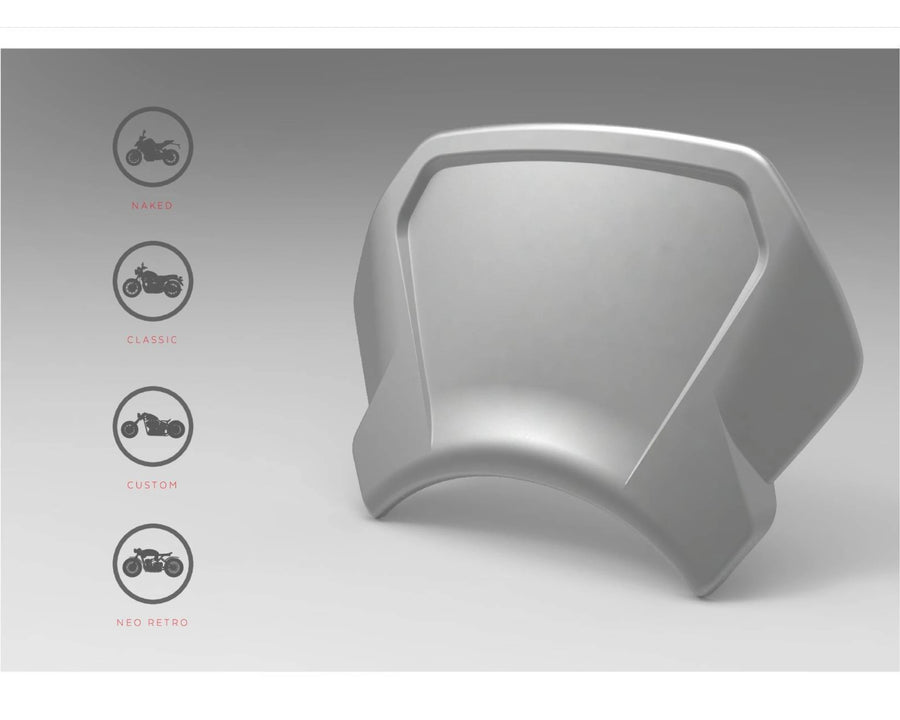 HONDA CMX 1100 REBEL DCT [2025] - Placa frontal de ALU - negro