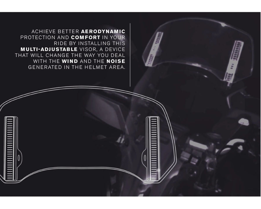 KTM 890 SMT [2025] – Disco spoiler 2.0 fijado con tornillos – Transparente