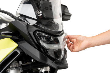 BMW F 900 GS [2025] – Adherir la protección de los faros – Transparente - 0