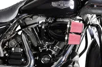 Harley-Davidson FLHTCUTG 1868 Tri Glide Ultra 114 [2025] - Tuned Induction Luftfilterkit – Oberfläche: Schwarz – Bild 12