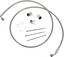 harley davidson flst [ESPECIALIDADES DE ARRASTRE] - Kit de línea de freno extendida de acero inoxidable-1