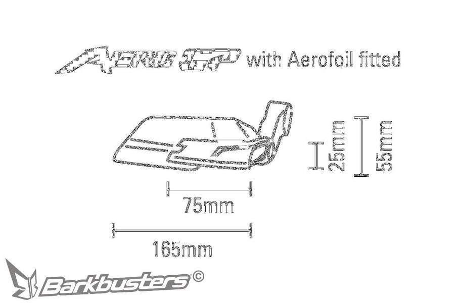 honda cb 750 hornet [BARKBUSTERS] – Protector de palanca AERO-GP