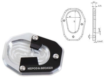 Triumph Tiger 900 Rally [2020] - Placa de soporte lateral - 0