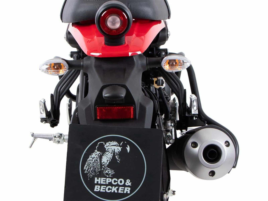 Yamaha XSR 125 [2021-2025] - Vista frontal de la barra adicional de protección trasera