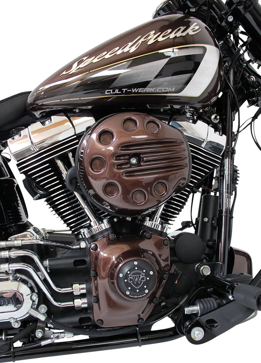 harley davidson fxsb [CULT WERK] – tapa del filtro de aire “ranurada”