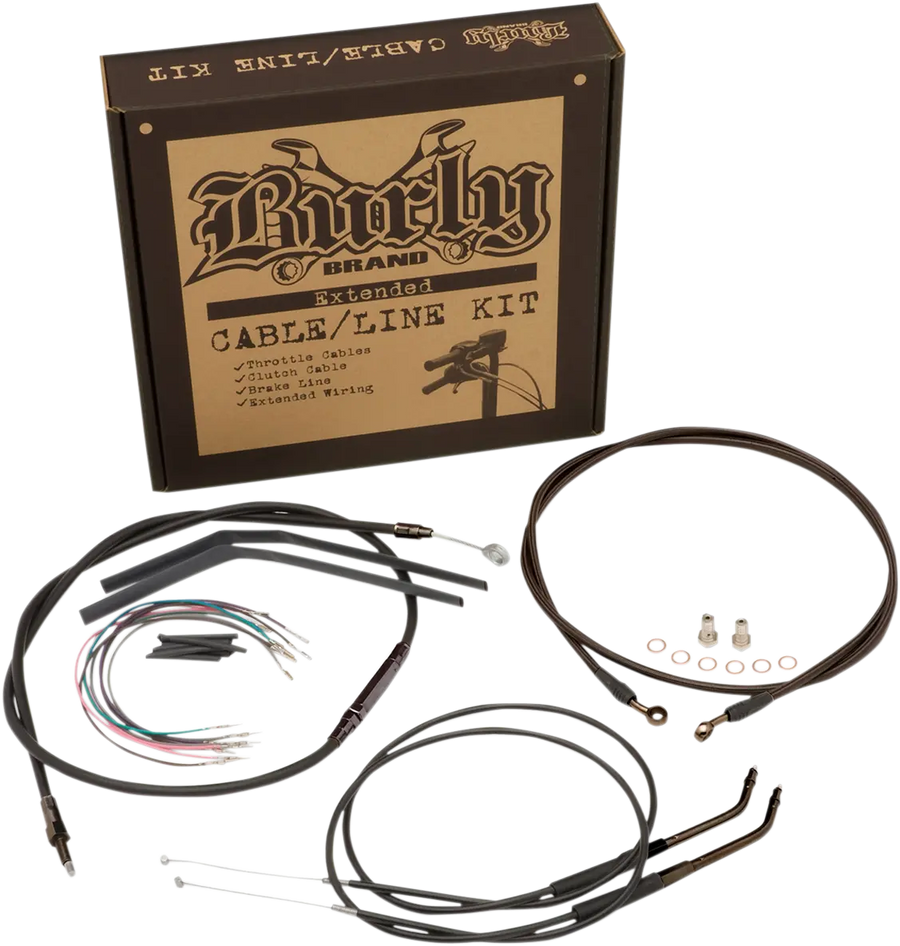 harley-davidson street bob [MARCA BURLY] – Juego de cables para barra de cárcel
