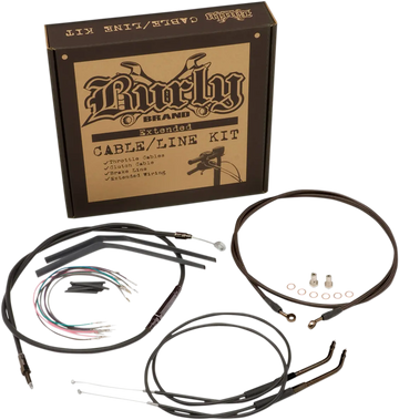 Harley Davidson Sportster 883 Iron XL [MARCA BURLY] – Juego de cables para barra de cárcel - 0
