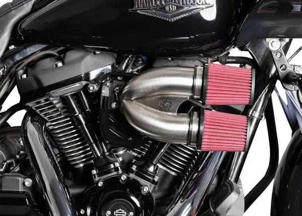 Harley-Davidson FLFBS 1923 Softail Fat Boy 117 [2025] - Tuned Induction Luftfilterkit – Oberfläche: Silber – Bild 7