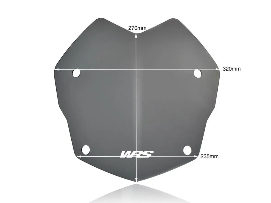 BMW R 1250 GS [WRS] – vista frontal del parabrisas