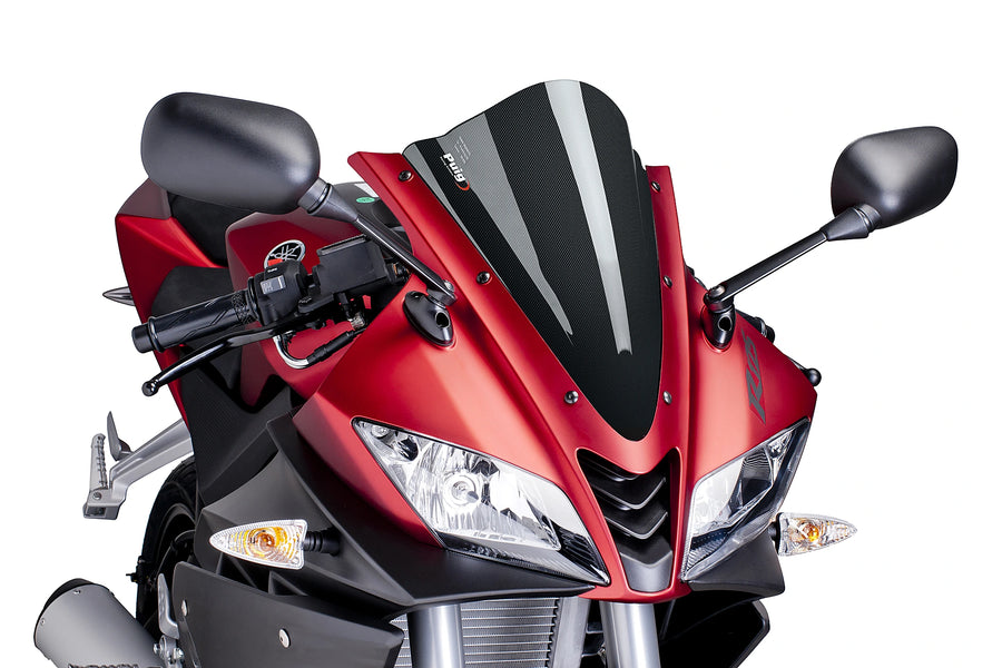 YAMAHA YZF-R 125 [2018] - Cúpula racing PUIG | Aspecto carbono | PUIG 4637C