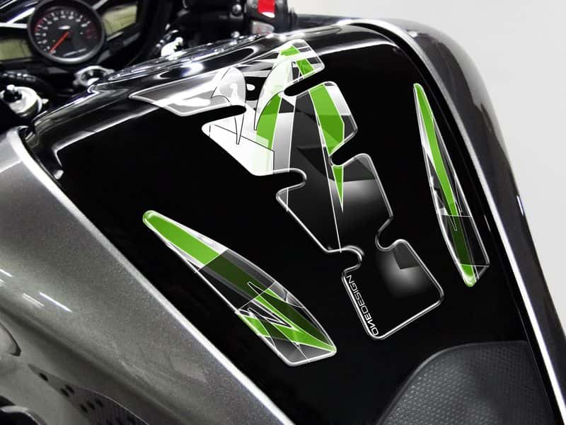 KAWASAKI Z 1000 [2012] – Protector Depósito Wings – Negro