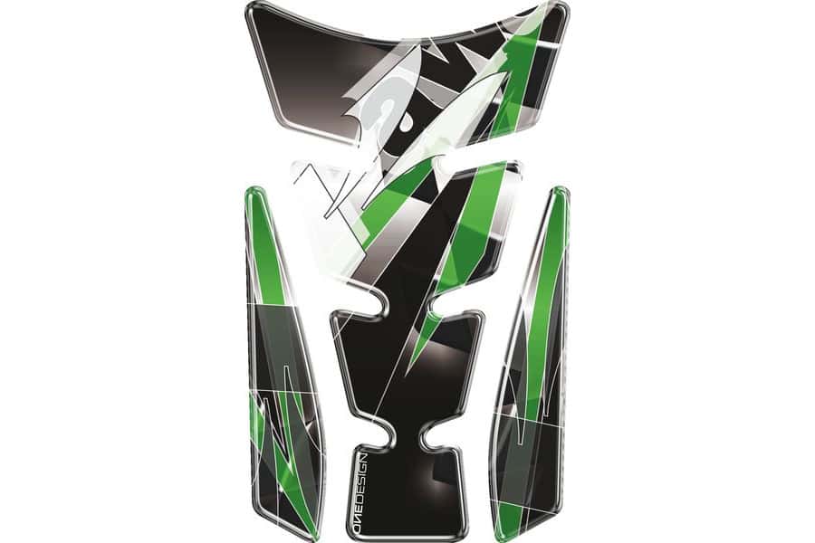KAWASAKI Z 1000 [2012] – Protector Depósito Wings – Negro