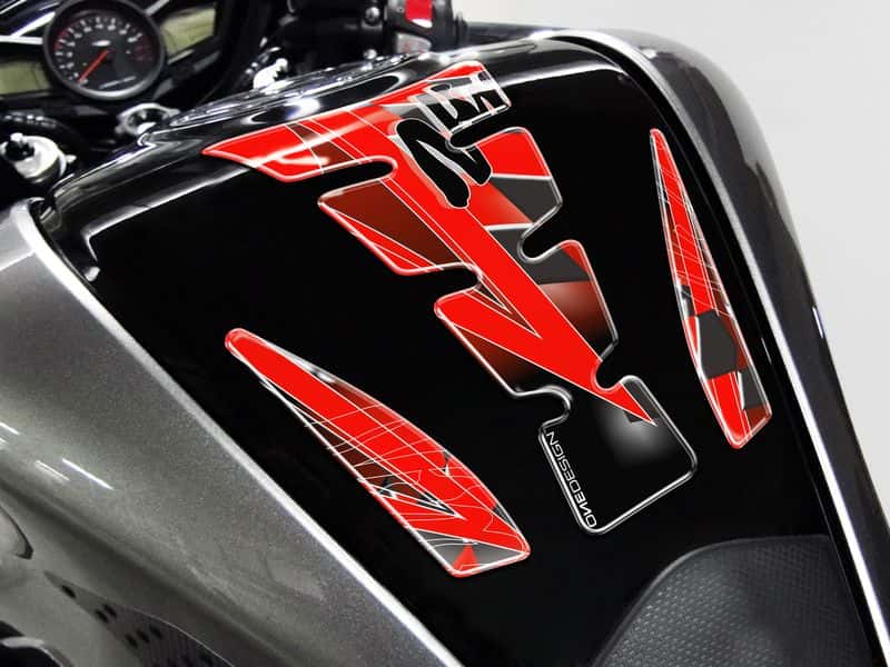 KAWASAKI Z 1000 [2012] – Protector Depósito Wings – Negro