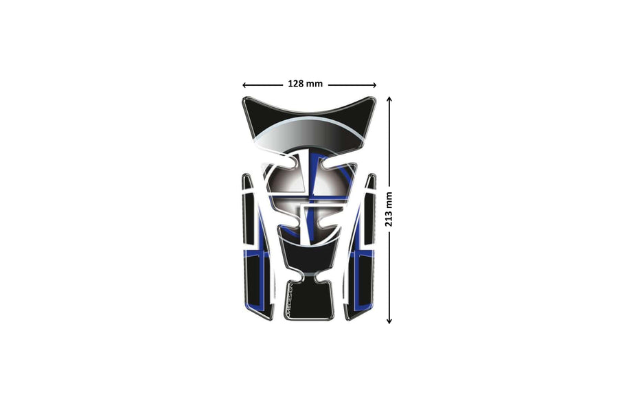 KAWASAKI Z 1000 [2012] – Protector Depósito Wings – Negro
