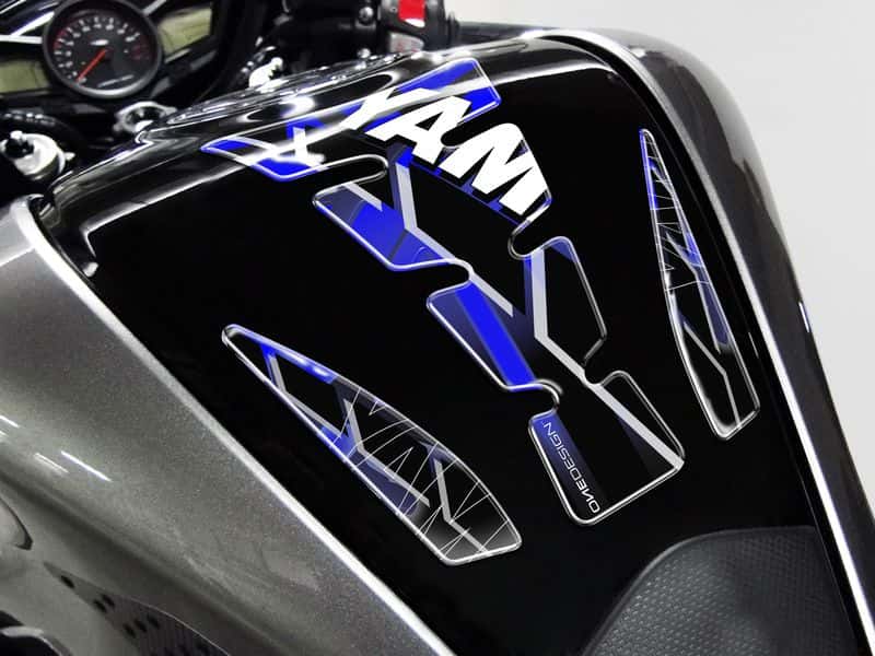 YAMAHA YZF 1000 R THUNDERACE [2002] – Protector de depósito tipo ala – plateado