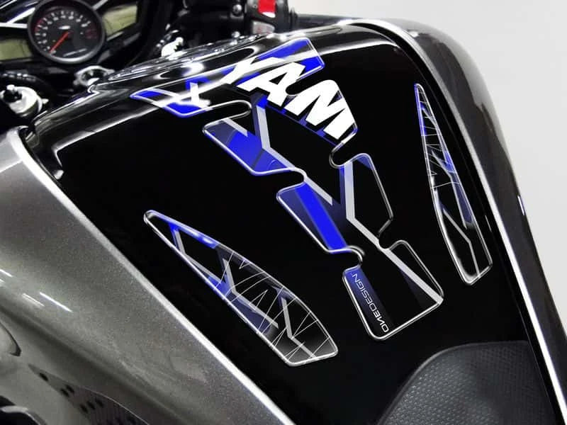YAMAHA YZF 1000 R THUNDERACE [2002] – Protector de depósito tipo ala – plateado