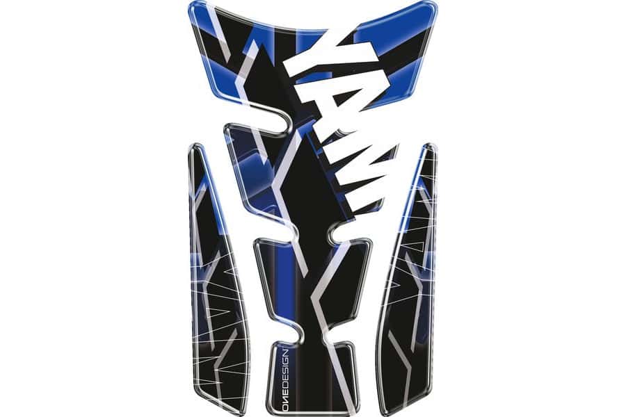 YAMAHA YZF 1000 R THUNDERACE [2002] – Protector de depósito tipo ala – plateado