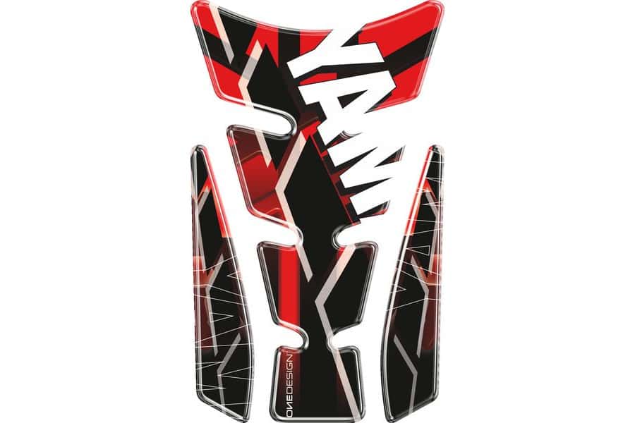 YAMAHA YZF 1000 R THUNDERACE [2002] – Protector de depósito tipo ala – plateado