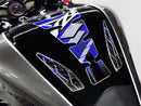 YAMAHA YZF 1000 R THUNDERACE [2002] – Protector de depósito tipo ala – plateado-12