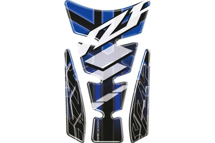 YAMAHA YZF 1000 R THUNDERACE [2002] – Protector de depósito tipo ala – plateado