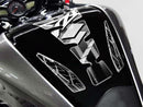 YAMAHA YZF 1000 R THUNDERACE [2002] – Protector de depósito tipo ala – plateado-3