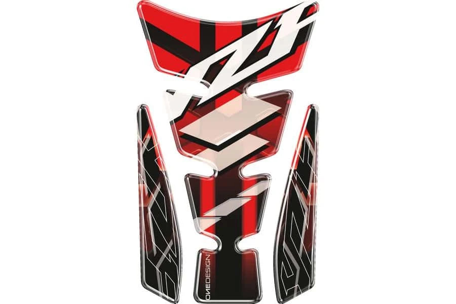 YAMAHA YZF 1000 R THUNDERACE [2002] – Protector de depósito tipo ala – plateado