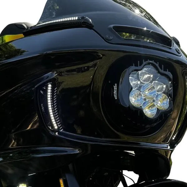 Harley-davidson LOW Rider [DINÁMICA PERSONALIZADA] – Faro LED Shark Demon 2 Performance