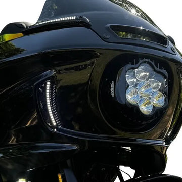 Harley-davidson LOW Rider [DINÁMICA PERSONALIZADA] – Faro LED Shark Demon 2 Performance