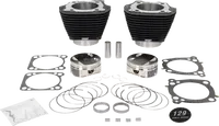 Harley-Davidson FLHTCUTG 1868 Tri Glide Ultra 114 [2025] - 132" Hochverdichtungs- / 136" Big Bore Kit – Oberfläche: Schwarz, Nicht hervorgehobene Kühlrippen – Merkmal: 0,00 cm³ Kuppelvolumen – Bild 10