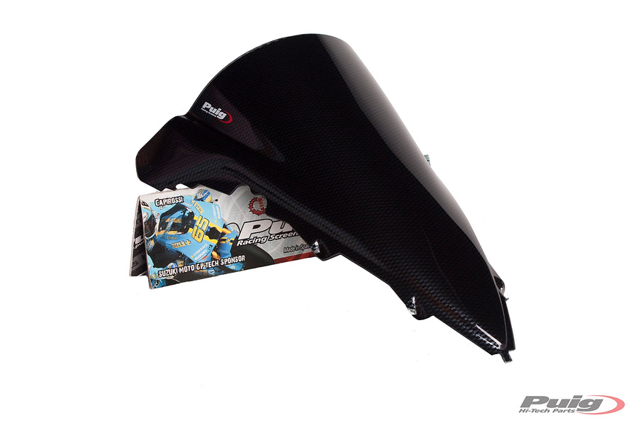 TRIUMPH BONNEVILLE T 120 NEGRO [2025] - Pantalla Z-Racing | Aspecto carbono | PUIG 4935C