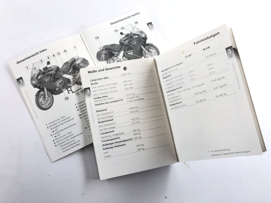 BMW K 1200 GT K12 [2004] - Instrucciones de operación