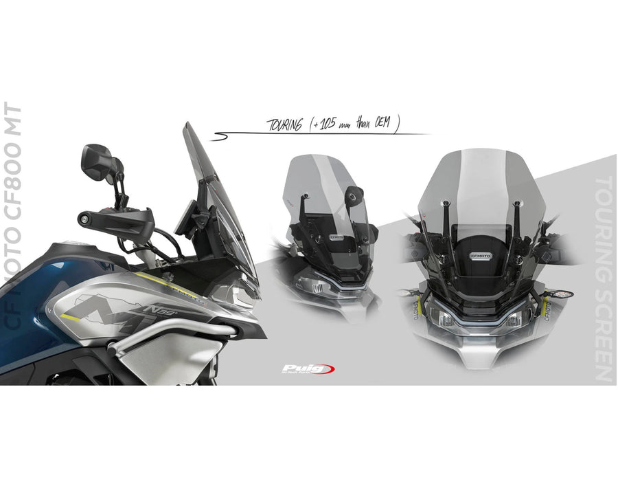 CFMOTO 800MT EXPLORE [2025] – Cúpula Touring – Transparente