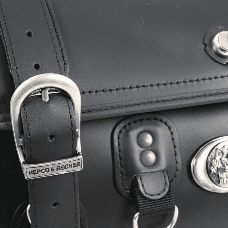 Bolsa de moto [Hepco & Becker] - bolso de cuero Buffalo - portaequipajes