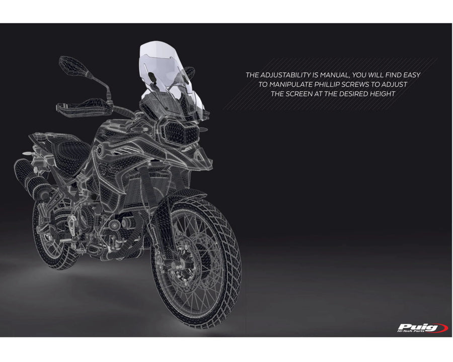 BMW F 750 GS [2024] – Parabrisas regulable – Tintado