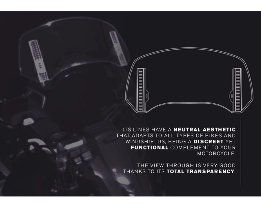 KTM 890 SMT [2025] – Pantalla Spoiler 2.0 Clip-on – Transparente