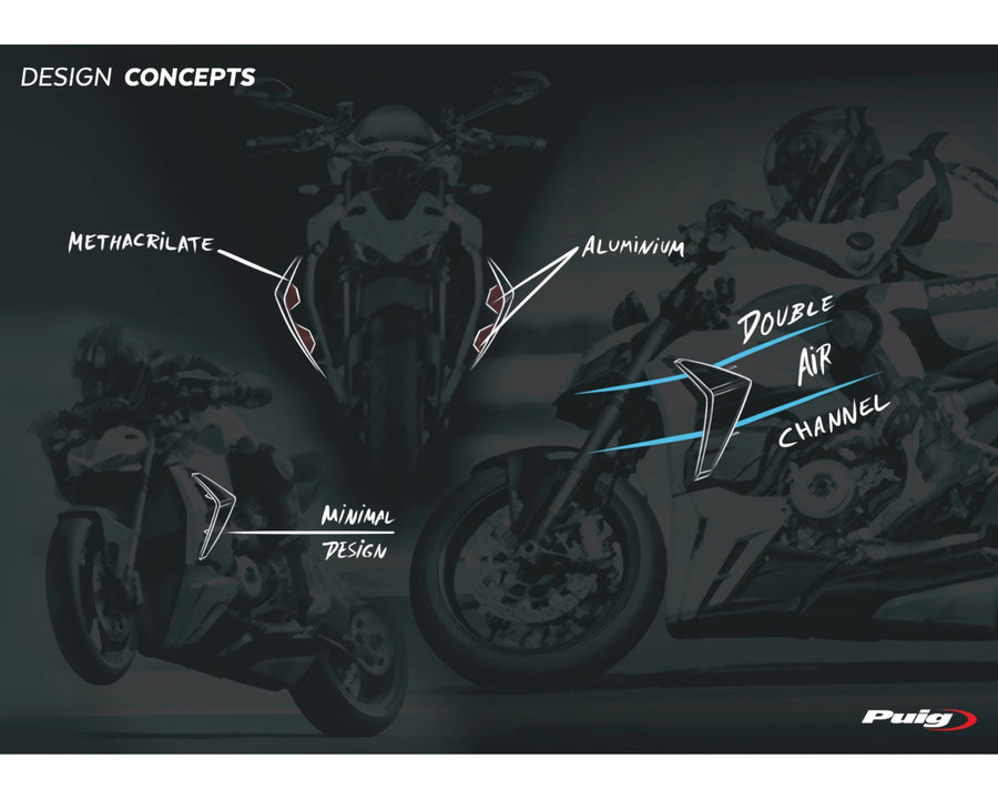 DUCATI STREETFIGHTER V2 [2024] – Lado del parabrisas carenado desnudo