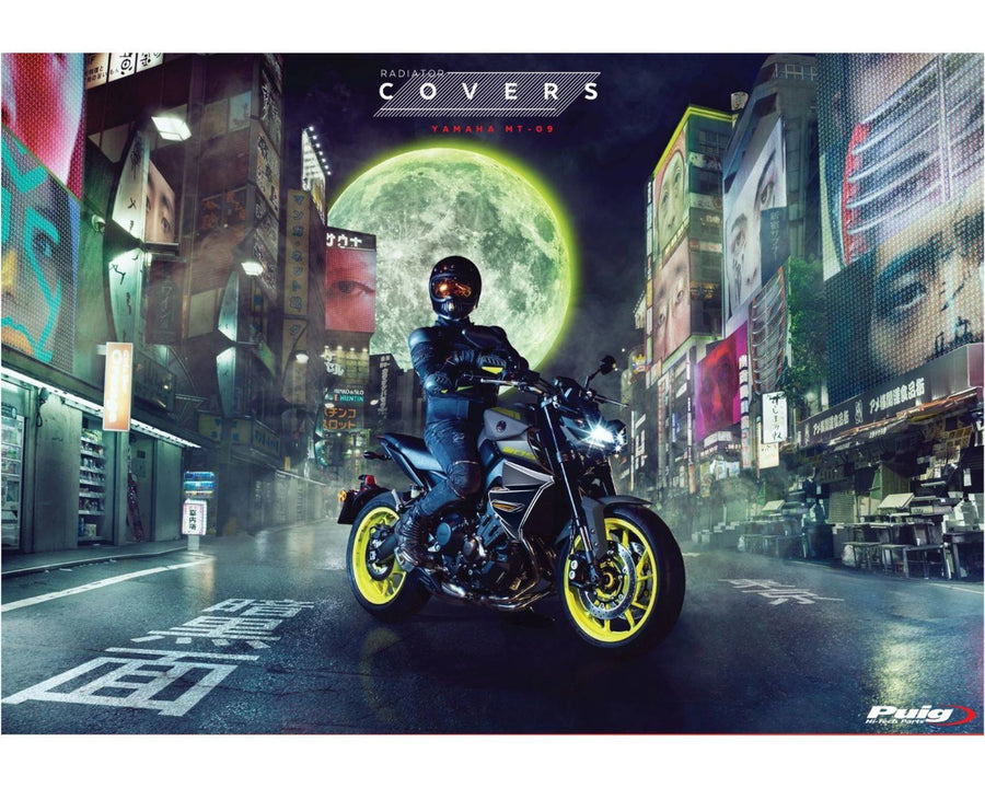 YAMAHA MT-09 SP [2020] - Tapa del radiador - Negro mate