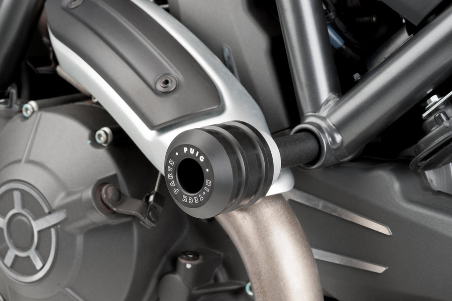 DUCATI SCRAMBLER URBAN MOTARD [2025] – Protectores de protección vintage – negro