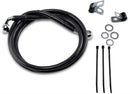 harley davidson fxsts [ESPECIALIDADES DE ARRASTRE] - Kit de línea de freno de vinilo negro extendido-2