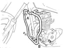 Honda CM 125 [1982-1986] - barra de protección del motor-2