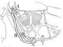 Honda VT 1100 C3 Shadow [1998-2001] - barra de protección del motor-1